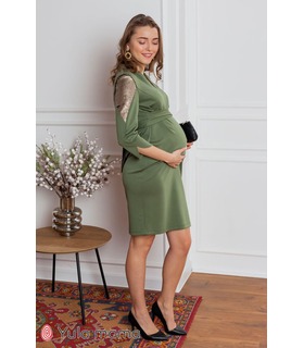 Платье Мирелла KH ➤ нарядное платье с пайетками беременным и кормящим