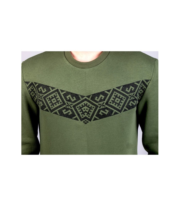 Мужской свитшот с вышивкой мод.595