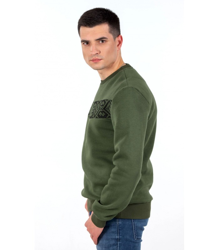 Мужской свитшот с вышивкой мод.595
