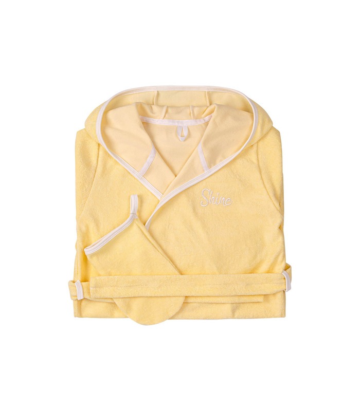 Комплект халат+мочалка КП256 YE