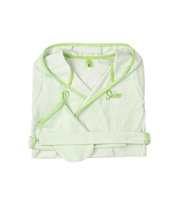 Комплект халат+мочалка КП256 GR