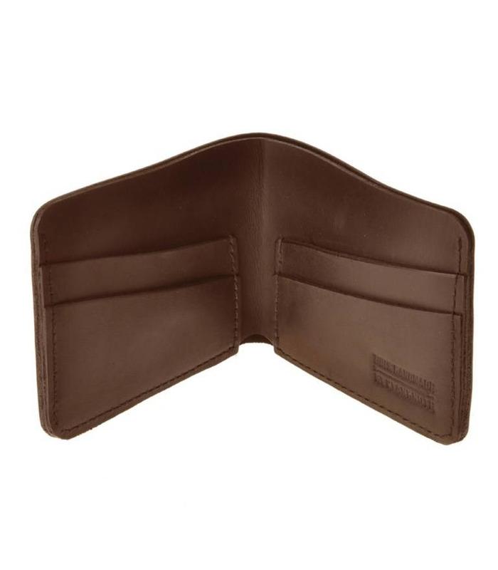 Шкіряне портмоне 4.1 з чотирма кишенями, Горіх.