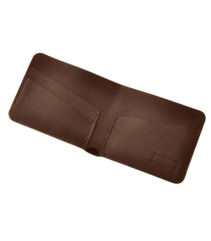 Шкіряне портмоне 4.1 з чотирма кишенями, Горіх.