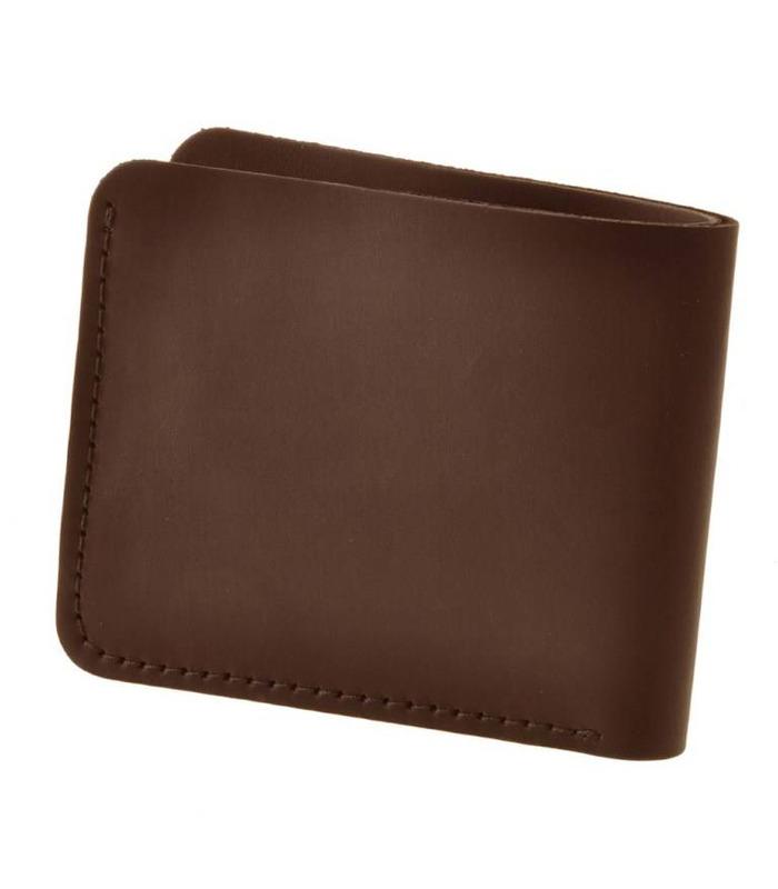Шкіряне портмоне 4.1 з чотирма кишенями, Горіх.