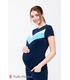 Футболка Каро TT, синяя футболка для беременной