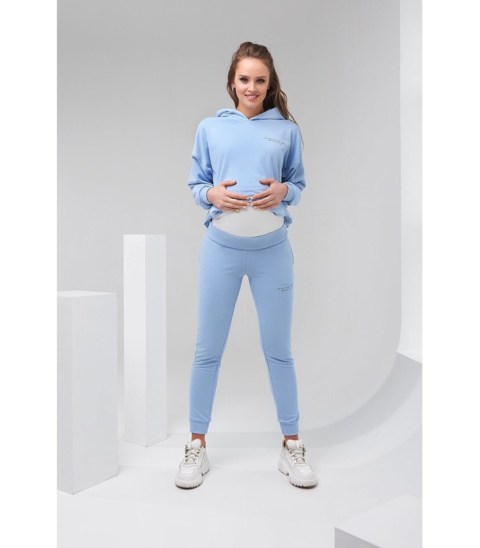 Штаны Весна BB, голубые штаны для беременных