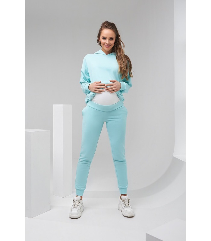 Штани Весна-1, спортивні штани з високим поясом для вагітних