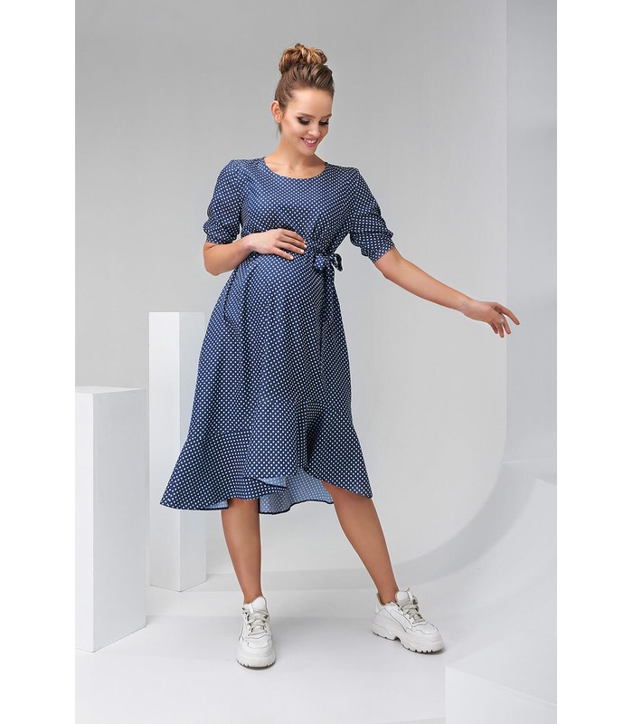 Сукня Кора, сукня в горошок вагітним та годуючим