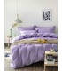 Комплект постельного белья "Lavender" Сатин Stripe из 100% хлопка, полоса 1/1 см