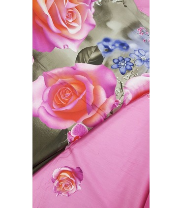 Комплект постельного белья Розалия ᗍ сатин ※ Украина, натуральная ткань