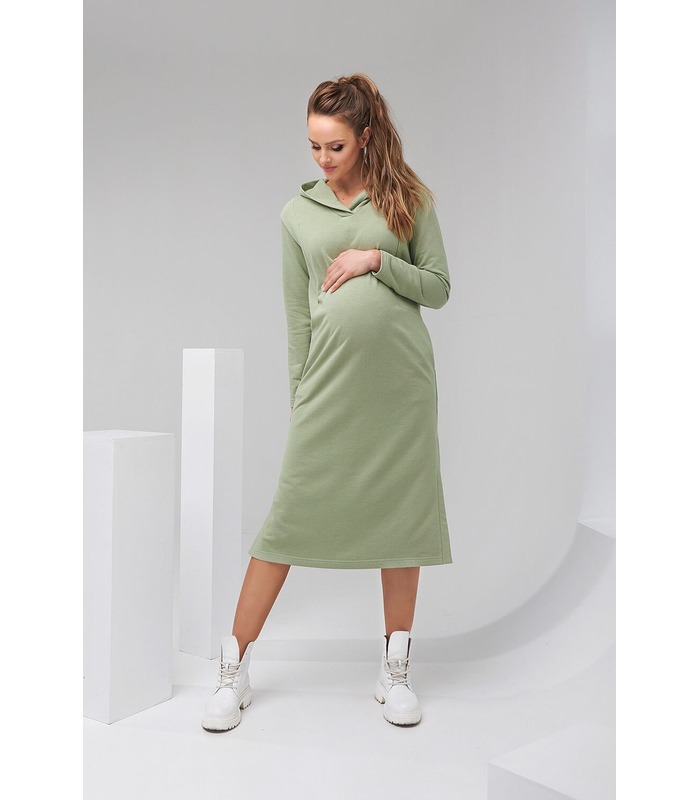 Сукня Норма PH, зелена спортивна сукня вагітним ат годуючим