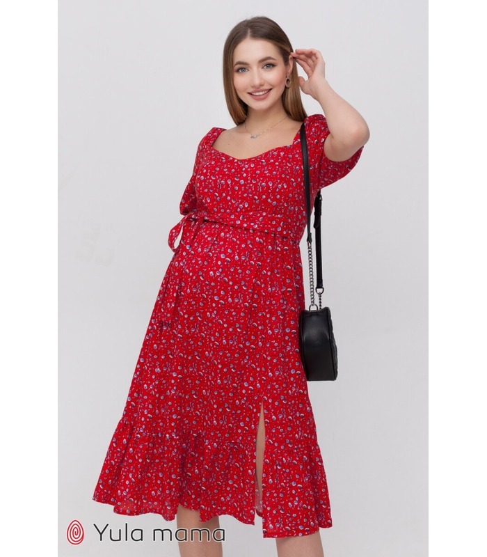 Платье Федерика RE от Юла Мама в категории Платья для кормления на МамаТато
