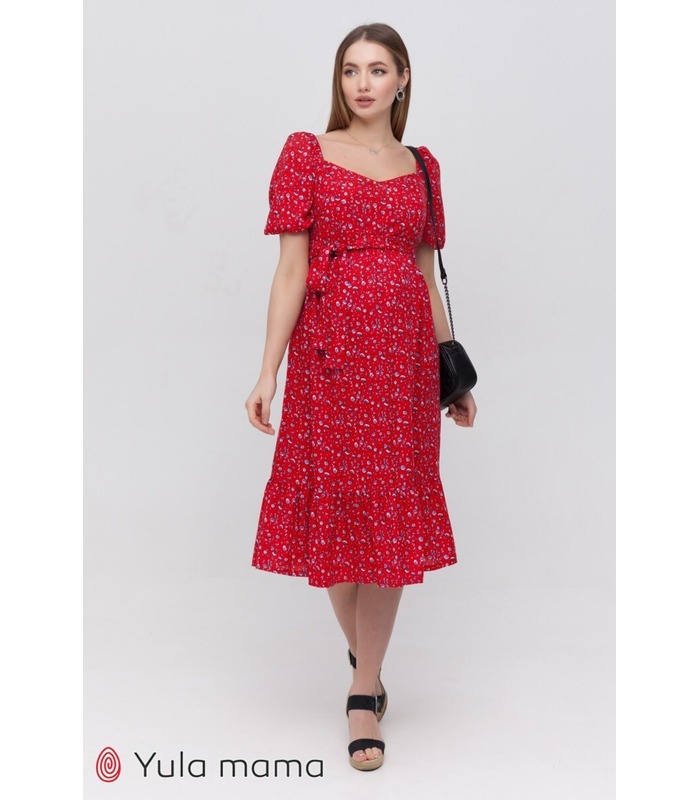 Платье Федерика RE от Юла Мама в категории Платья для кормления на МамаТато