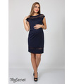 Сукня Веста, нарядное синее платье беременным