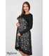 Сукня Лорен, нарядне чорне плаття вагітним та для годування