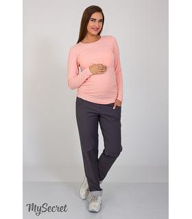 Штаны Кейра GR ➤ серые штаны с подкладкой для беременных