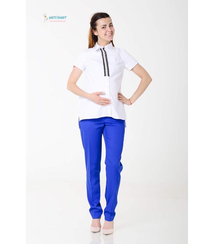 Брюки классические Яркая Синева.