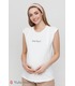 Футболка Айна ML, молочна футболка оверсайз вагітним та годуючим