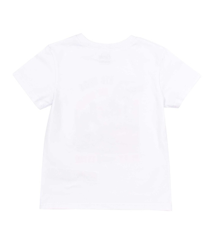 Футболка детская ФБ803 WH, белая детская футболка с принтом