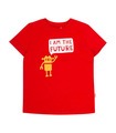 Футболка дитяча ФБ801 RE, червона футболка з роботом
