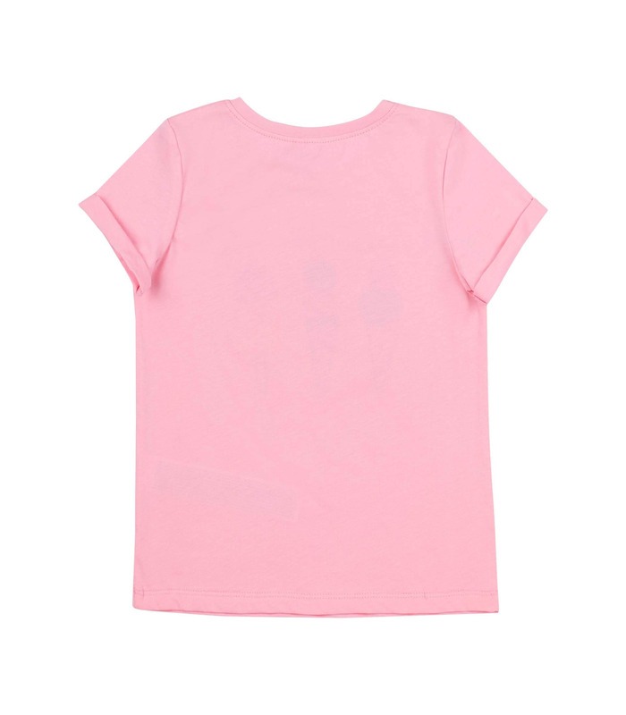 Футболка детская ФБ813 RO, розовая футболка с мороженым