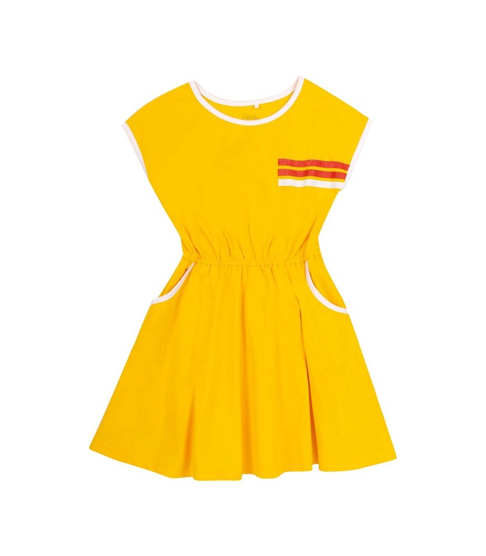 Платье детское ПЛ313 YE, желтое деское платье лето