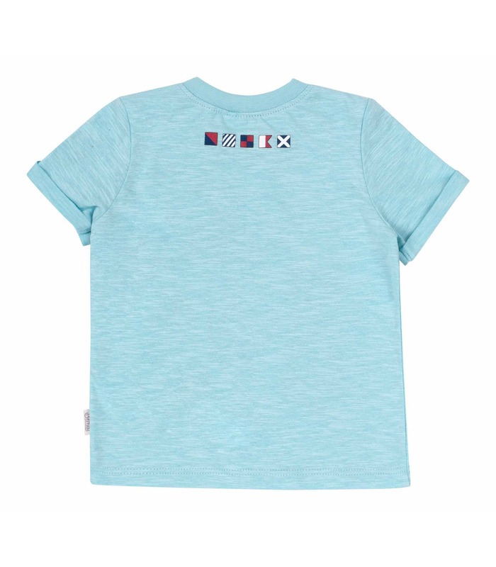 Футболка дитяча ФБ729 BB, дитяча футболка з кораблем