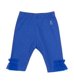 Шорти дитячі ШР623 ➤ нарядні сині шорти дівчинці від МамаТато