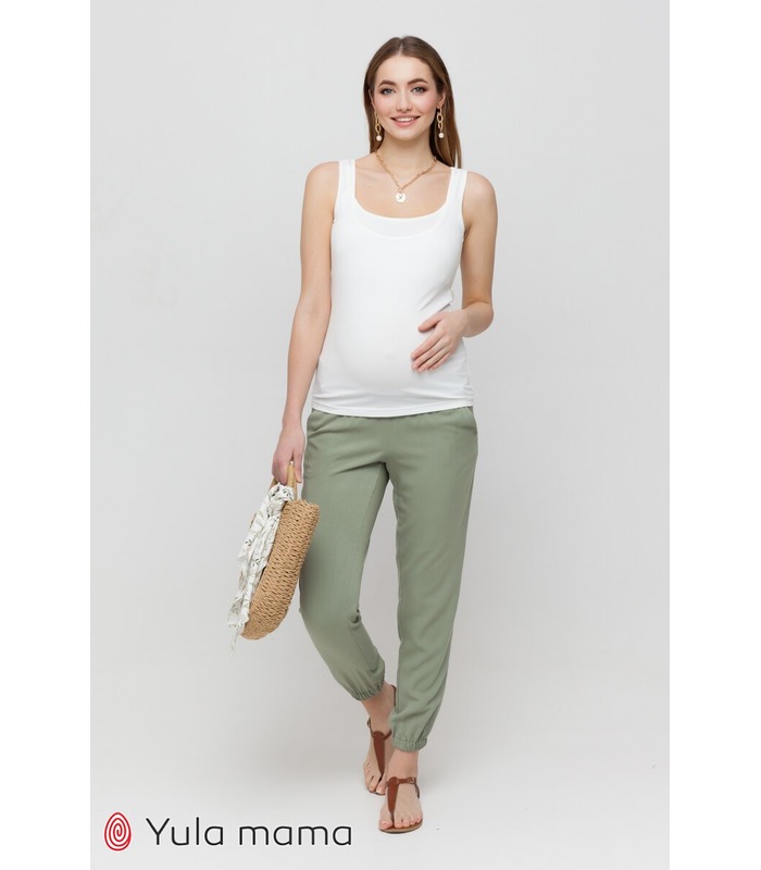 Штаны Биом PH, зеленые штаны для беременных