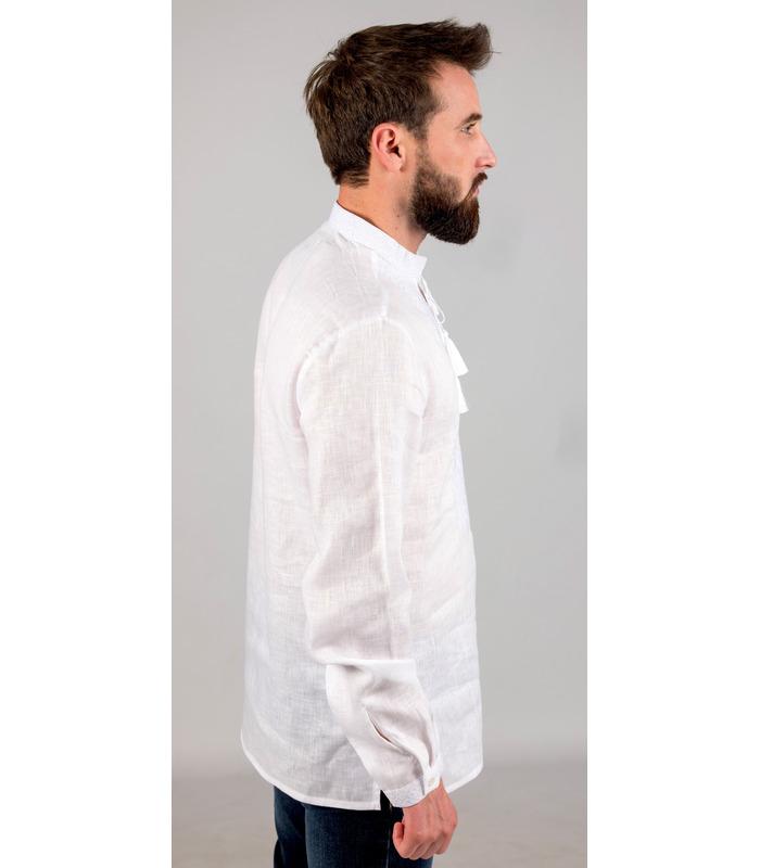 Традиційна чоловіча полтавська вишиванка з льону.