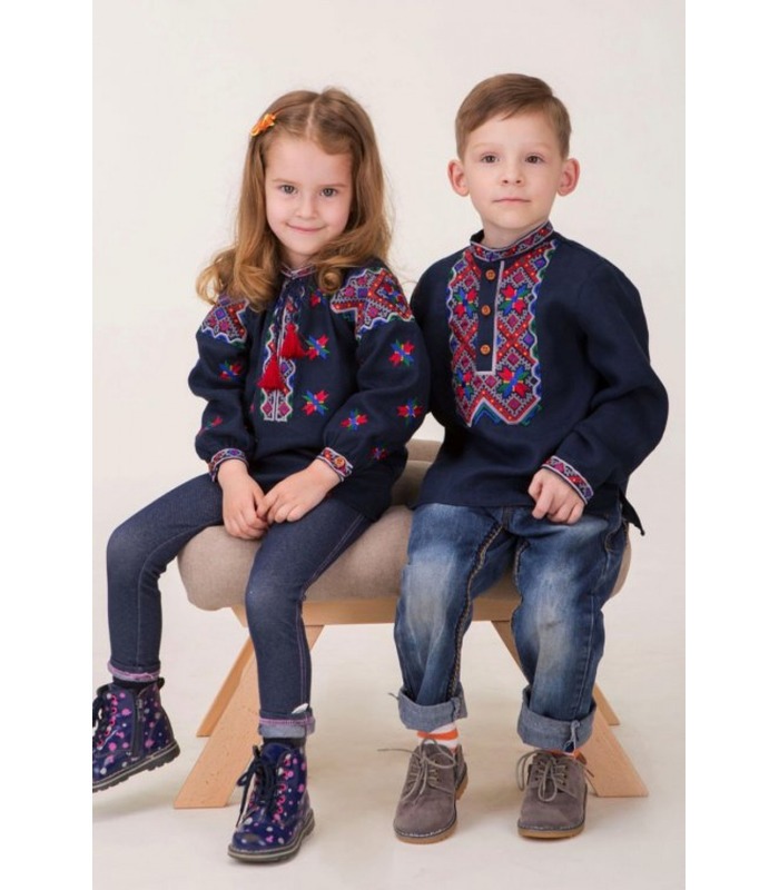 Детская вышиванка мод.7702