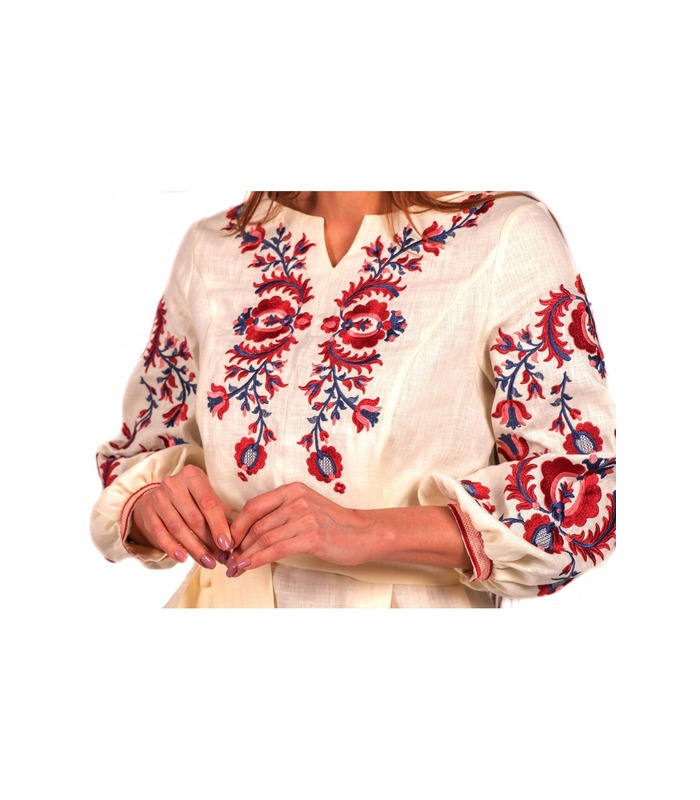 Вишита лляна сукня мод.5025