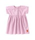 Платье детское ПЛ336 RO, розовое детское платье из льна