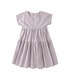 Сукня дитяча ПЛ337 GR, сіре лляне плаття дівчинці