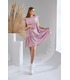 Платье Колен RO, летнее розовое платье беременным и кормящим