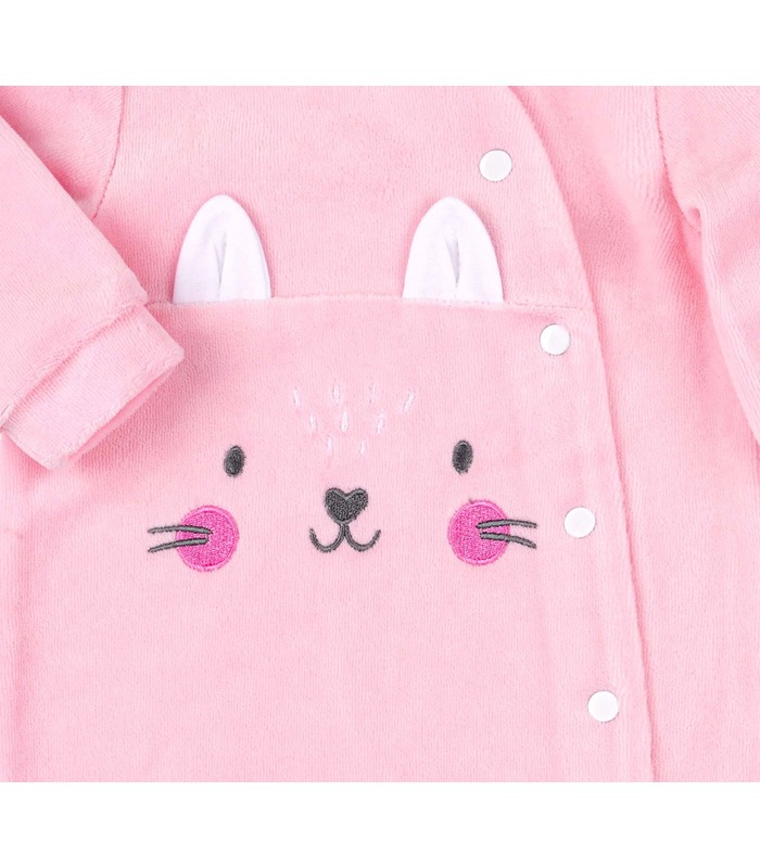 Комбінезон КБ168 RO, рожевий велюровий комбінезон