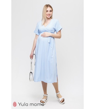 Платье Гретта SM, платье в полоску беременным и кормящим