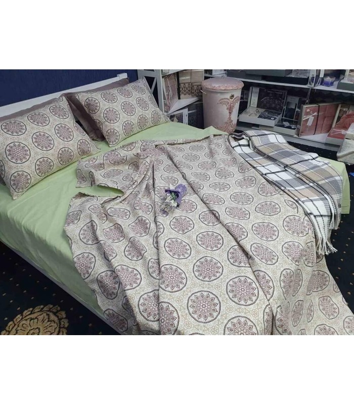 Постільна білизна "Ethno salad" ᐉ ранфорс, виробник Україна, натуральна тканина