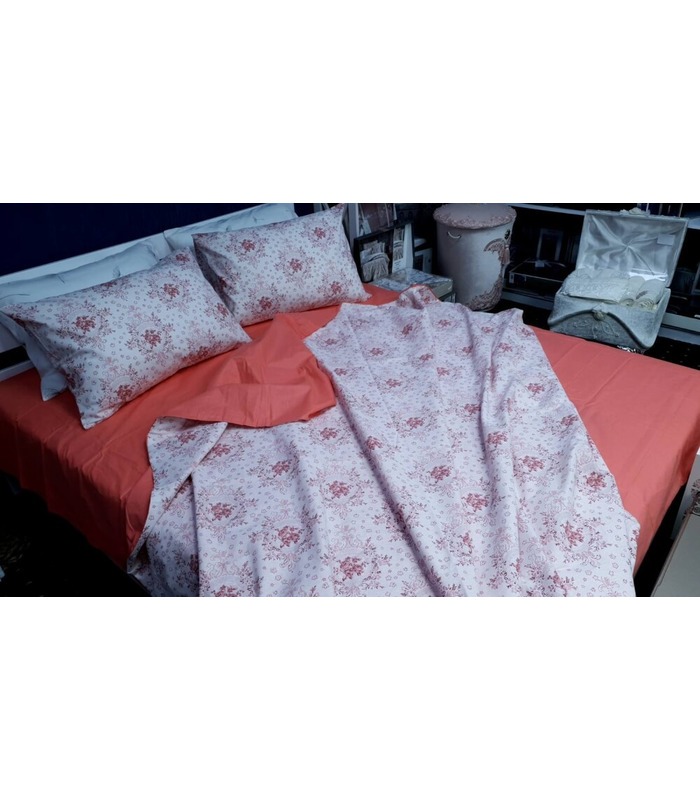 Постільна білизна "Прованс корал" ᐉ ранфорс, виробник Україна, натуральна тканина