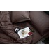 Комплект постельного белья "Lux Chocolate" Сатин Stripe из 100% хлопка, полоса 1/1 см
