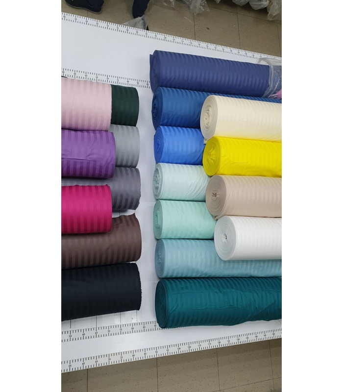 Комплект постільної білизни "Lux Purple" Сатин Stripe зі 100% бавовни, смуга 1/1 см