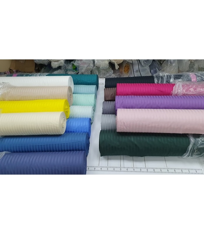 Комплект постільної білизни "Lux Purple" Сатин Stripe зі 100% бавовни, смуга 1/1 см