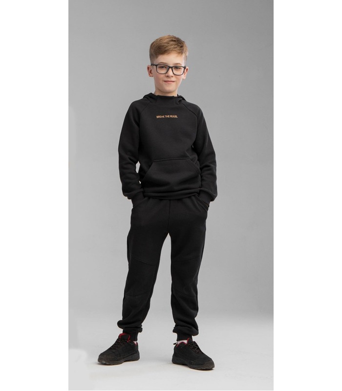 Дитячі штани ШР718 CH, чорні спортивні штани