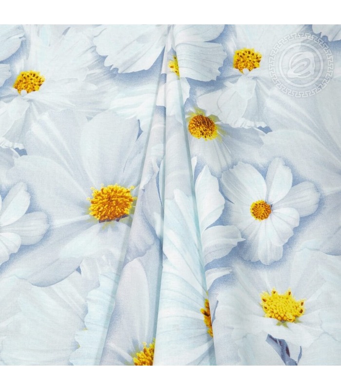 Комплект постільної білизни Космея ᐉ якісний поплін, доступна ціна ※ виробник Україна