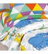 Детское постельное белье "Веселый зоопарк" ᐉ натуральная ткань поплин, пошито в Украине
