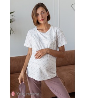 Футболка Айлін ➤ футболка оверсайз вагітним та годуючим від МамаТато