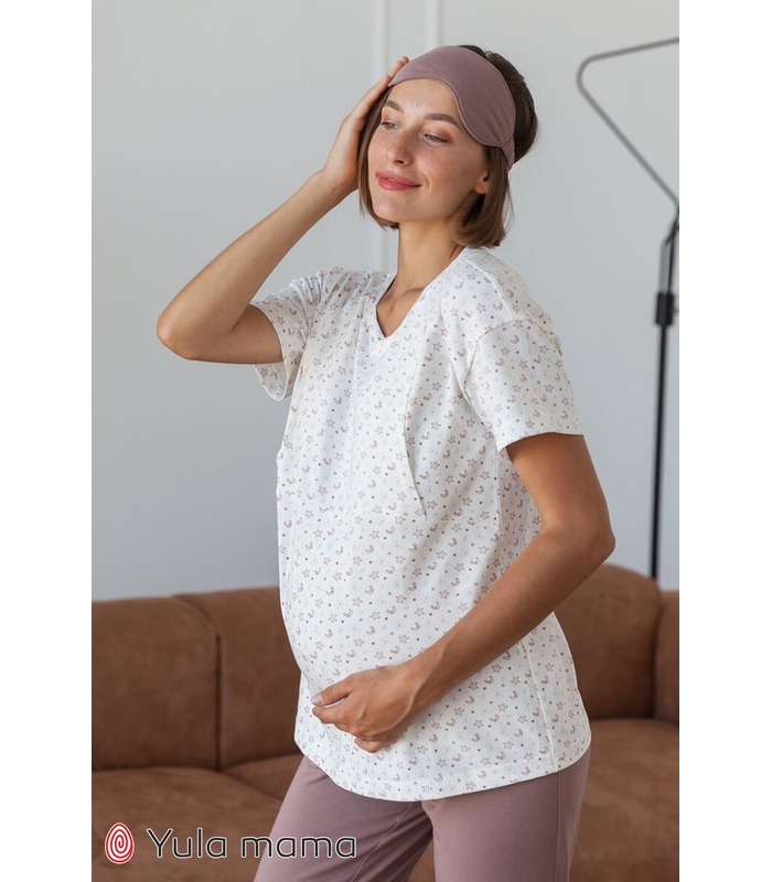 Футболка Айлін від Юла Мама у категорії Піжами для вагітних на МамаТато