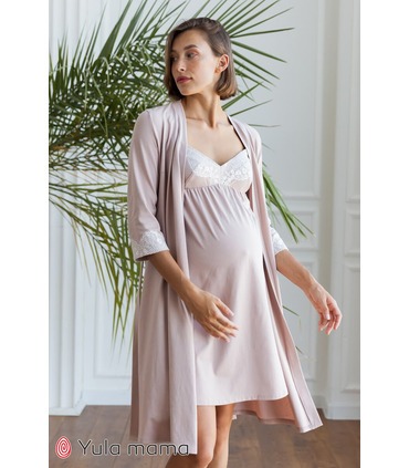 Комплект Мая CA от Юла Мама в категории Ночные рубашки для беременных на МамаТато