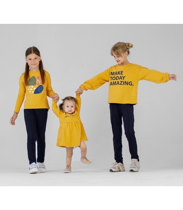 Дитяча сукня ПЛ324 YE, жовте плаття дівчинці