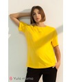 Футболка Муза YE, желтая футболка беременным и кормящим